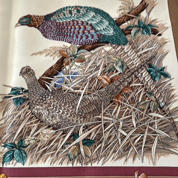 ✨✨ Salvatore Ferragamo Silk Scarf Pink Grey Gold Blue Multicolor Wrap Scarf✨✨ - Picture 9 of 17